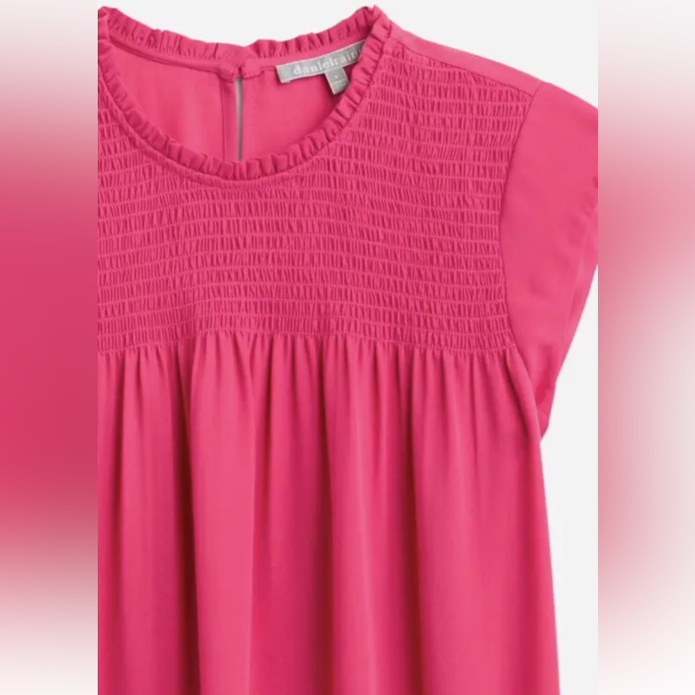 DANIEL RAINN Amelia Smock Detail Blouse XL